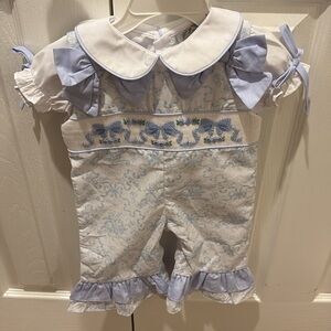 The Posh Piglet Smocked Romper